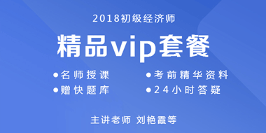 初级经济师精品VIP套餐