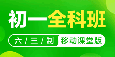 2018-2019年度初一全科强化VIP班（六三制）