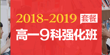 2018-2019年度新高一9科强化VIP班