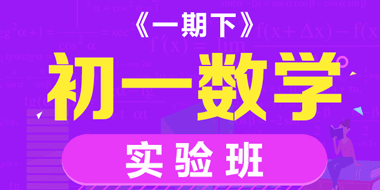 初一数学寒假实验班【一期下】